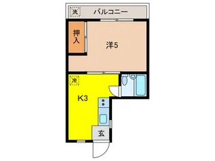 大道ビル【3階】の間取り