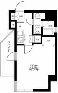 ヴォーガコルテ笹塚アジールコート【4階】の間取り
