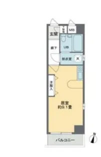 カーサグラン東向島【6階】の間取り