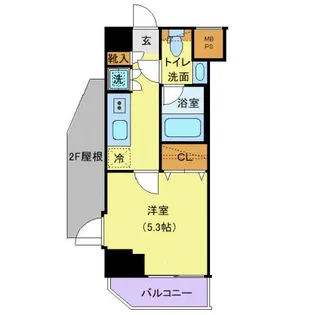 PREMIUM CUBE 新中野【3階】の間取り