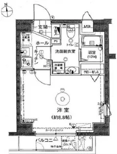 アプレシティ三ノ輪【5階】の間取り