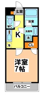 三鷹台第二エミネンス【1階】の間取り