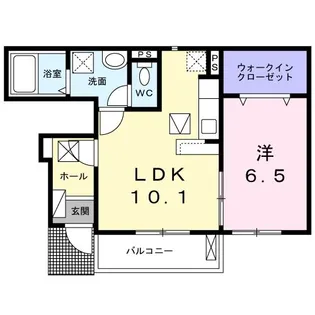 グランディール【1階】の間取り