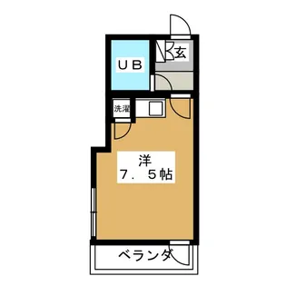 クリオ山手壱番館【3階】の間取り
