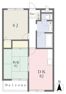 マンション昭栄【1階】の間取り