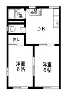 ドミールノギワ【1階】の間取り