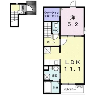 ヴァレンティ【2階】の間取り