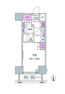 プレジリア東日本橋【6階】の間取り