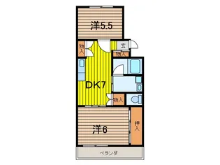 守屋ビル【2階】の間取り