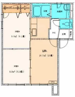 サンベルデ A【1階】の間取り