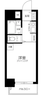 スカイコート下高井戸【12階】の間取り