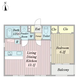 Maison B【4階】の間取り