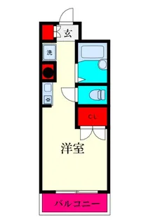 ヒルズ八王子【4階】の間取り