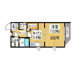 BeRoom池田山【2階】の間取り