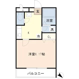 JUNES【2階】の間取り