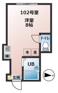 ルミエール豊町【1階】の間取り
