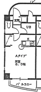 ヴィルヌーブ【4階】の間取り