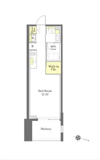 プライムメゾン桜新町【4階】の間取り