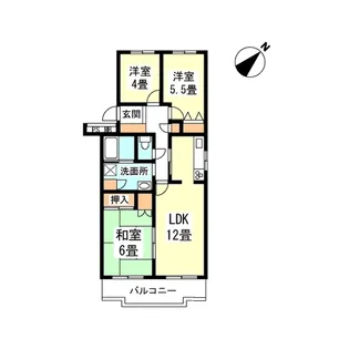 近藤マンション【1階】の間取り