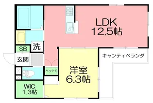 メゾンエスペランサ辻堂【3階】の間取り