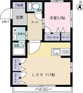 キアロカーサ【2階】の間取り