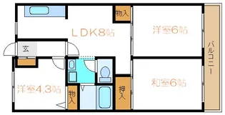 KODAヒルズ新小岩【1階】の間取り