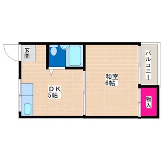 パークサイド東【1階】の間取り