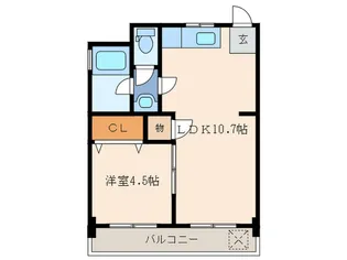 アルファ・マンション【3階】の間取り