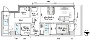 ディオスプラド【3階】の間取り
