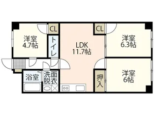 Marionette XIV【7階】の間取り