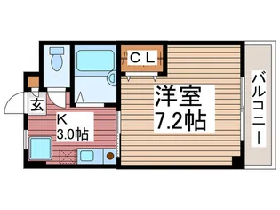 ファンテ-ジ池田【3階】の間取り