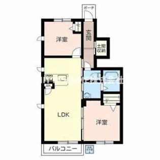 ルミエール ヴェール A【1階】の間取り