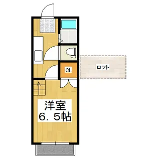 メゾンドゥクロワ【1階】の間取り