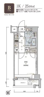 リヴシティ武蔵野ミュジオ【3階】の間取り