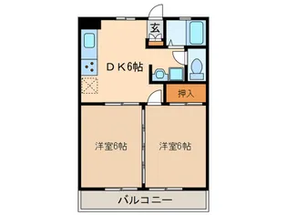 エバメゾン姪浜II【3階】の間取り