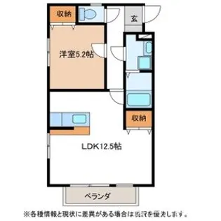 トスカーナI【1階】の間取り