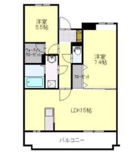 コラージュ【2階】の間取り