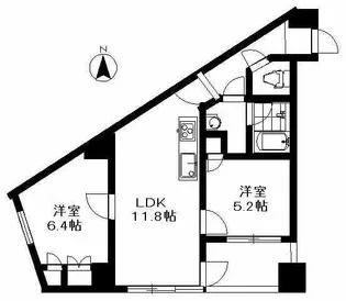 アピス日暮里【10階】の間取り