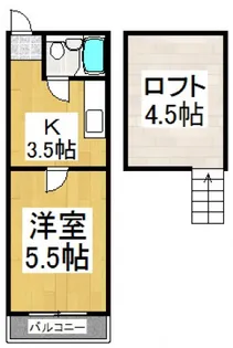 ジェネシスパートIII【2階】の間取り