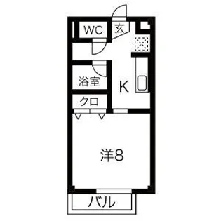 Sun Flower 正木I【2階】の間取り