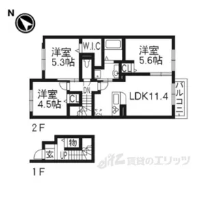 シエロ1【2階】の間取り