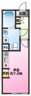 S-Terrace元住吉『エステラス元住吉』【1階】の間取り