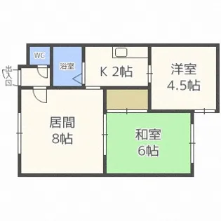 ラフォーレ元町II【4階】の間取り