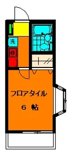 ノーブル千川【1階】の間取り