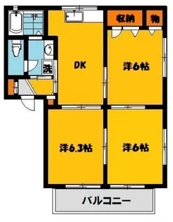 プライムハウス【1階】の間取り