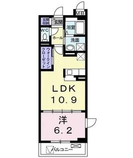 アカシアガーデン ヒカリ【3階】の間取り