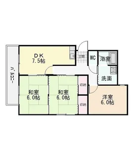 AXIS大泉【2階】の間取り