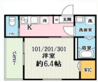 T3ハウス 新座【3階】の間取り