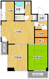双秀ビル【8階】の間取り