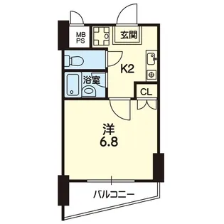 ラフィーネ新屋敷【5階】の間取り